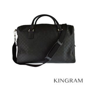 Gucci bag shoulder strap black canvas Boston ros